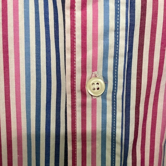 Mens attention brand stripped button down shirt with one pocket size XL - Picture 5 of 8